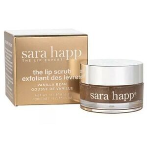 SARA HAPP Vanilla Bean Lip Scrub 0.5 Oz. The BEST Lip Exfoliator! NEW IN BOX!